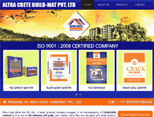 Tablet Screenshot of altracrete.com